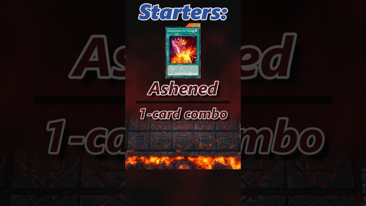 ASHENED - Awakening of Veidos - 1 card combo | YuGiOh! Master Duel