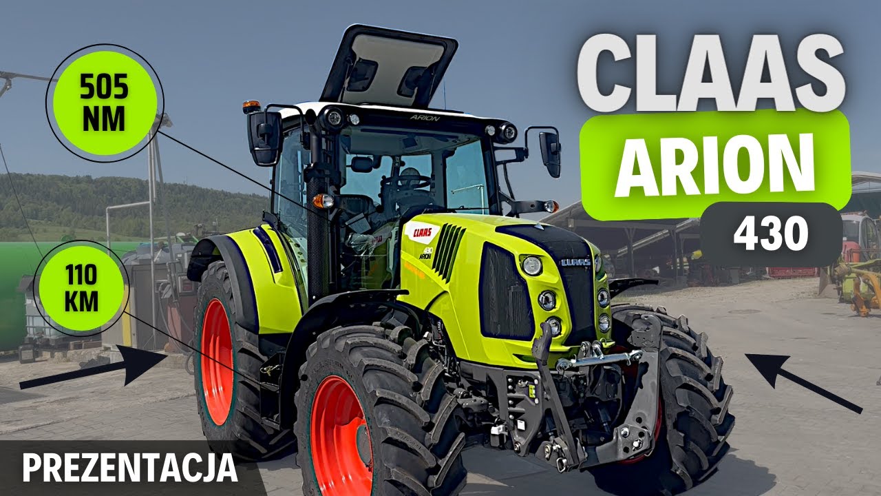 CLAAS ARION 430 - nie tylko kombajnami CLAAS stoi | Prezentacja / test ciągnika