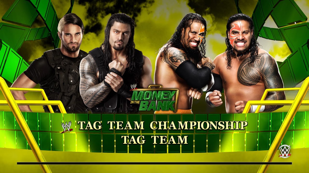 The Shield vs The Usos Tag Team Championship Match MitB 2013 | Simulated Fantasy Bokking