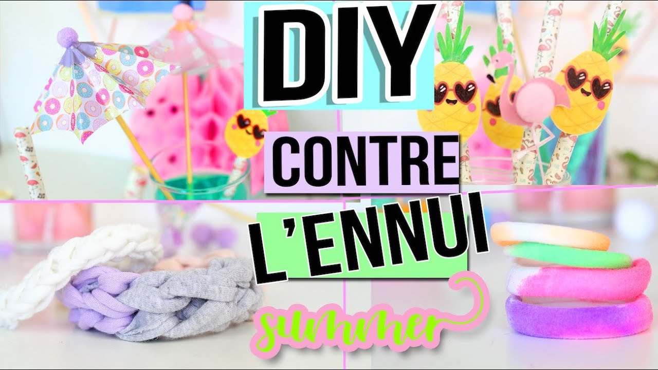 DIY FACILE ┋ 4 IDEES POUR S'OCCUPER AVEC PRESQUE RIEN francais