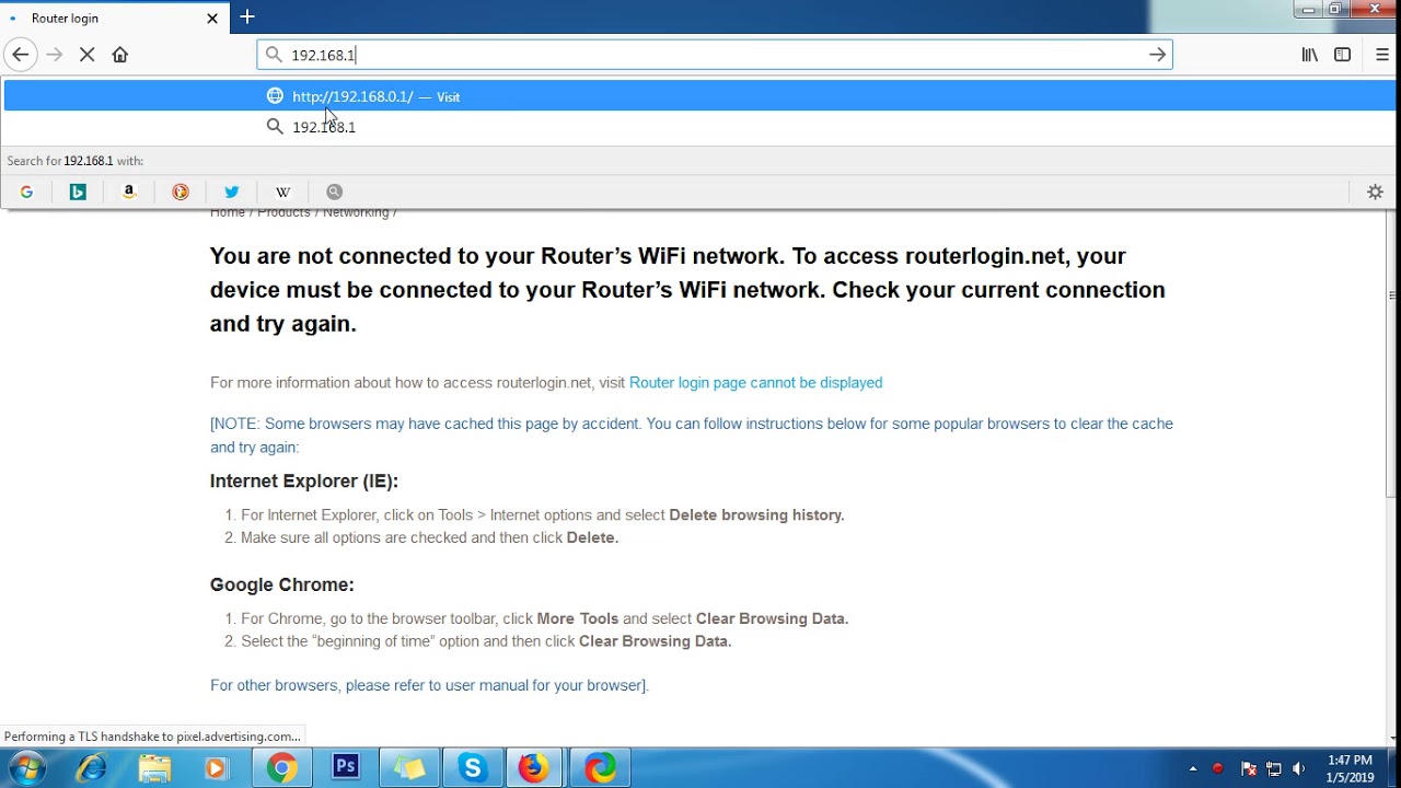 routerlogin net not working | Error