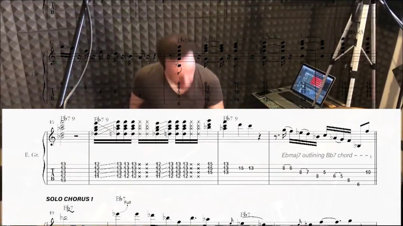 The Chicken - Matteo Mancuso - Riccardo Oliva - Salvatore Lima GUITAR SOLO TRANSCRIPTION