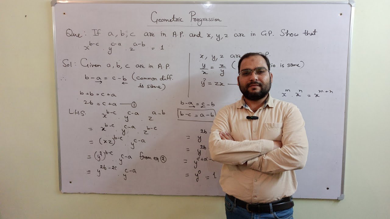 Geometric Progression | Geometric Mean | CBSE Board | UP Board | Diploma in Engineering