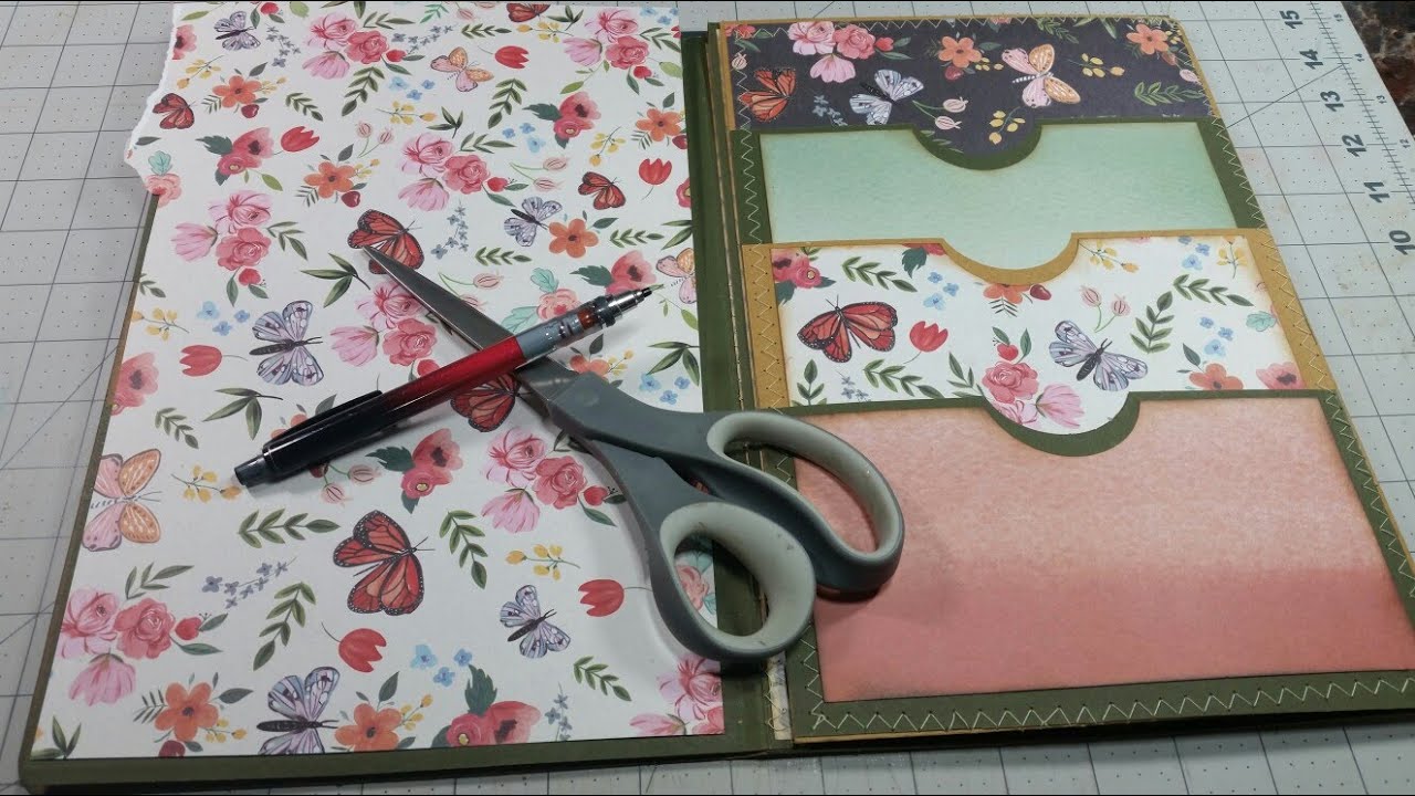 Crafting w File Folders Part 4: (Making a Folio/Booklet/Insert/Ephemera Folder for Junk Journals)