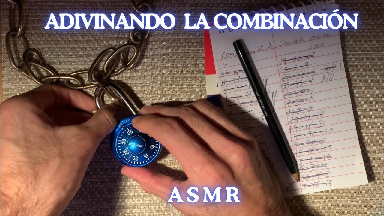 Adivinando La Combinación 🔒 | ASMR en Español