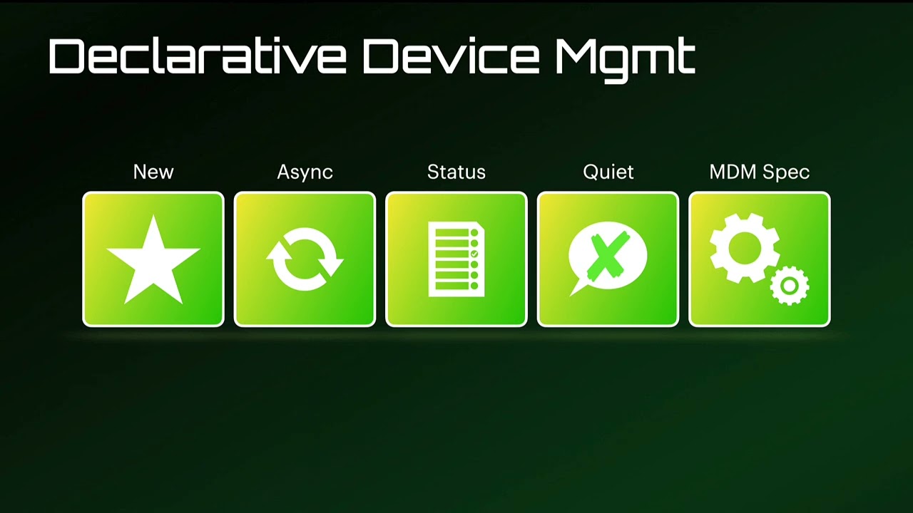 Introduction to Declarative Device Management