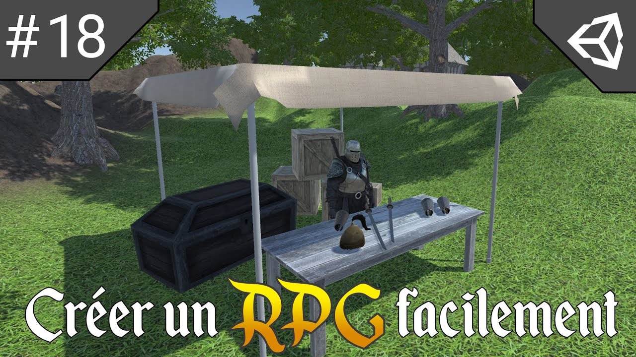Créer un RPG facilement sur Unity 3D : #18 Ajouter des marchands / vendeurs