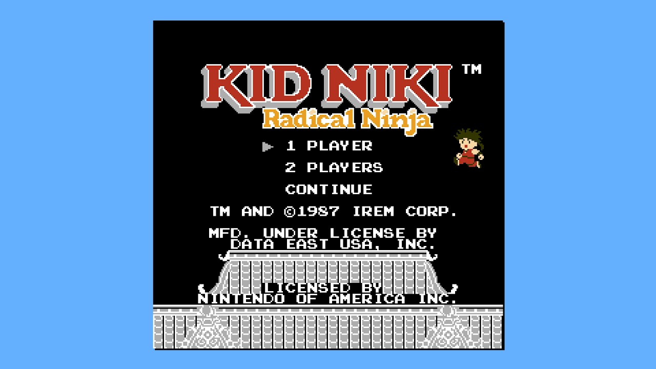 Kid Niki: Radical Ninja (NES) [1987] OST – Intro – Will Help You! (Ninja School)
