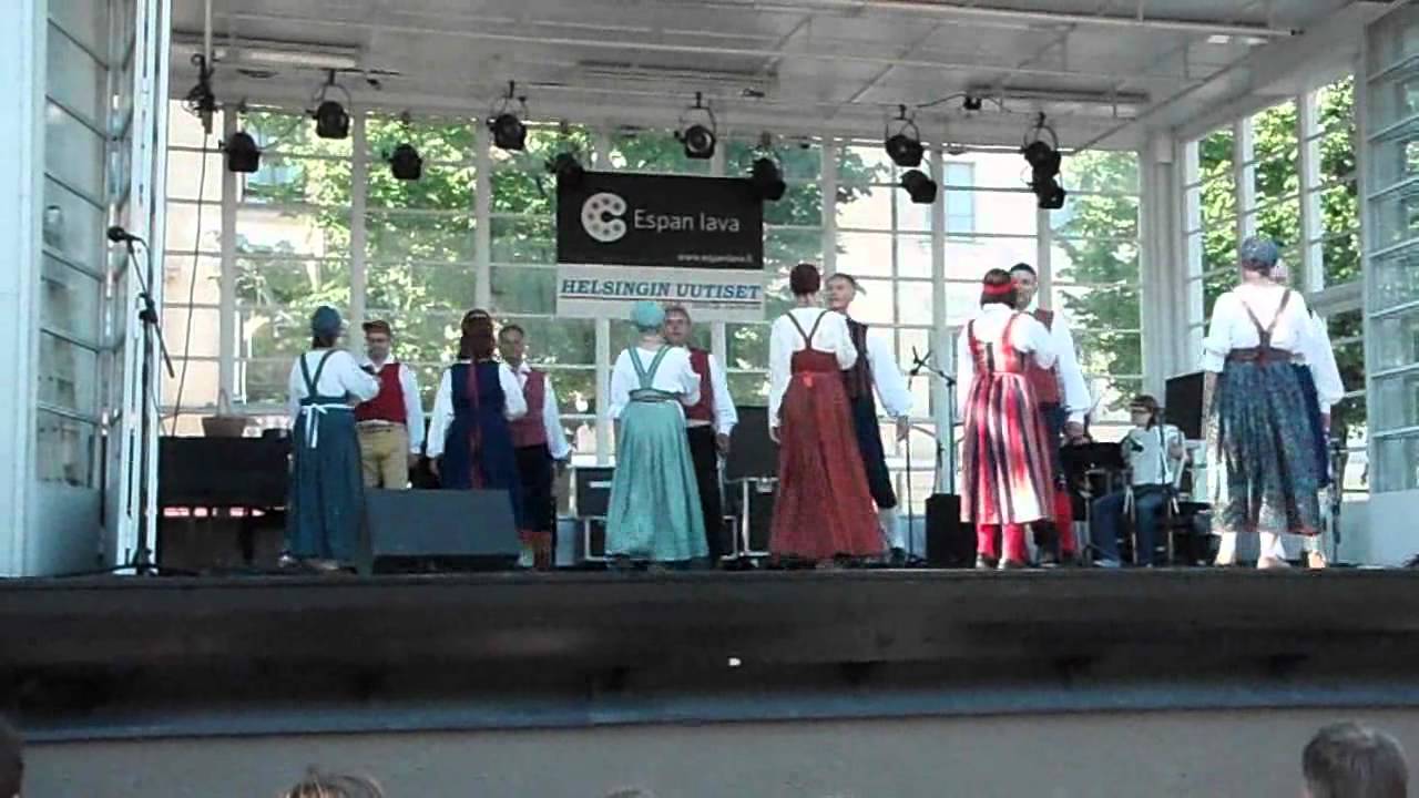 Folk dance, Espan lava Helsinki, Finland 18.06.2012
