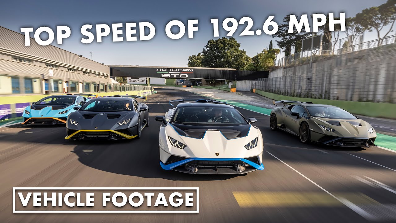 2021 Lamborghini Hurac&aacute;n STO hitting the track