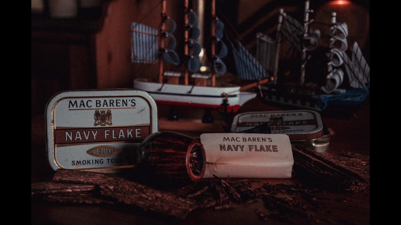 Mac Baren's Navy Flake DeLuxe Smoking Tobacco (1970s)