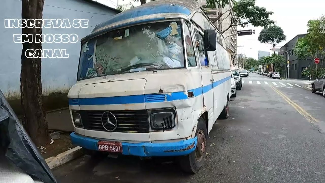 MERCEDÃO MICRO ÔNIBUS MB 608 D, ANO/MOD 1970 TETO LEVANTADO Caminhão Truck, Scania, Mercedes, Benz!!