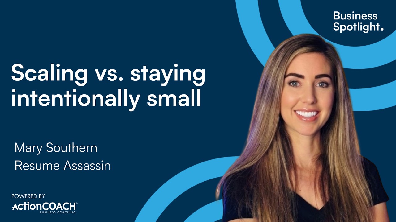SCALING VS. STAYING INTENTIONALLY SMALL | With Mary Southern | The Business Spotlight