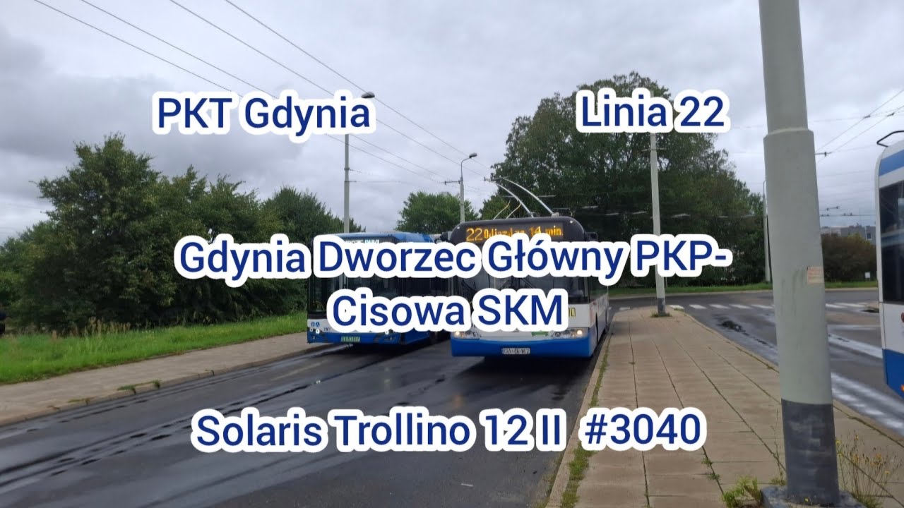PKT Gdynia- Linia 22, Solaris Trollino 12 II #3040 