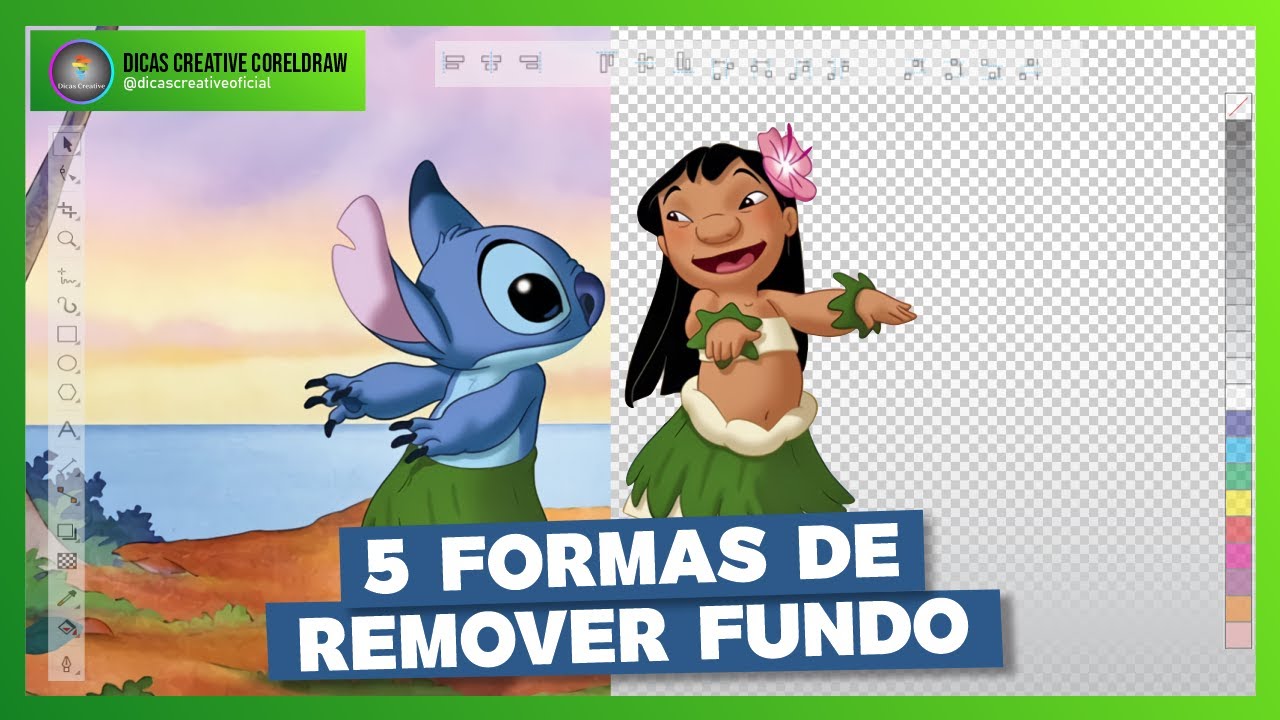 5 formas de remover fundo de imagens no corel draw.