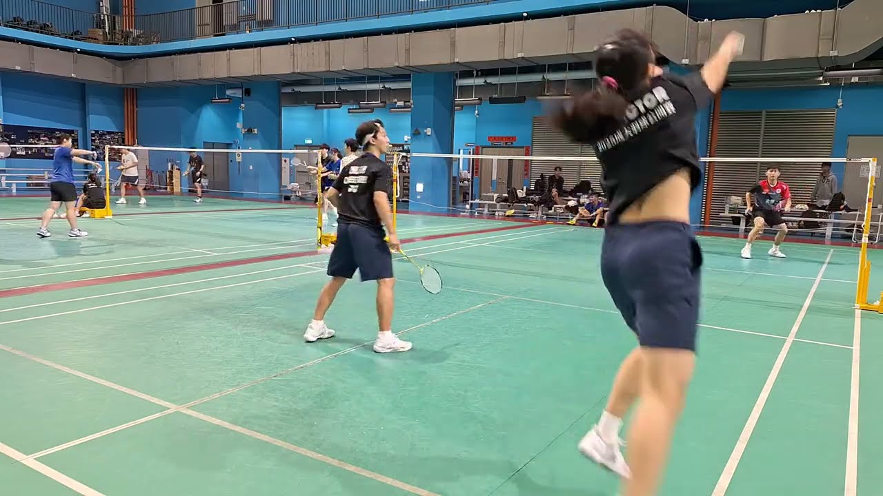 成大公開組混合雙打隊內賽 周承緯楊亭蓁 vs 楊仕均鄭安茜