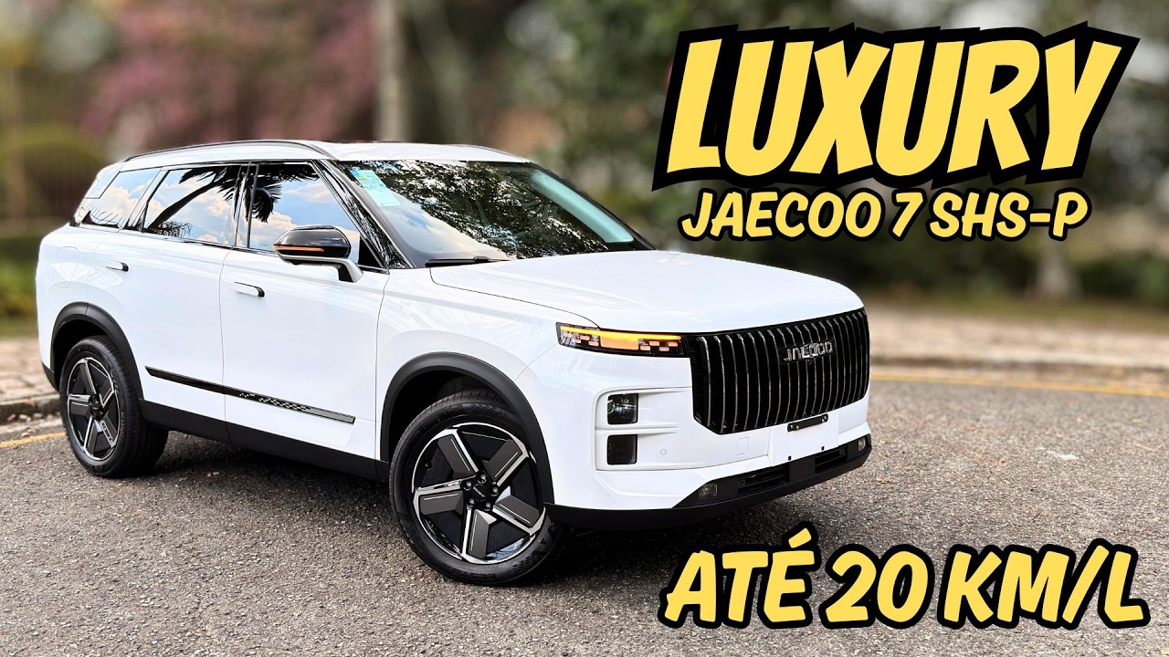 JAECOO 7 Luxury: Híbrido com PEGADA elétrica custando R$ 22 mil a menos que o Prestige