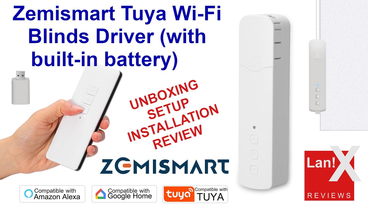 Zemismart Tuya Smart Bead Chain Blinds Motor (Unbox/Setup/Review/Demo)