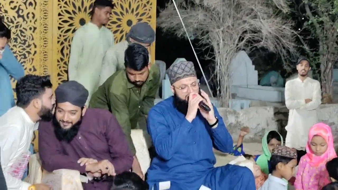 To night Hafiz tahir qadri orangi town Karachi nazad norani qabarustan