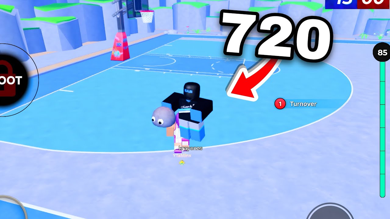 #1 mobile player 1v1’s the Best shooter (Roblox Hoopz)