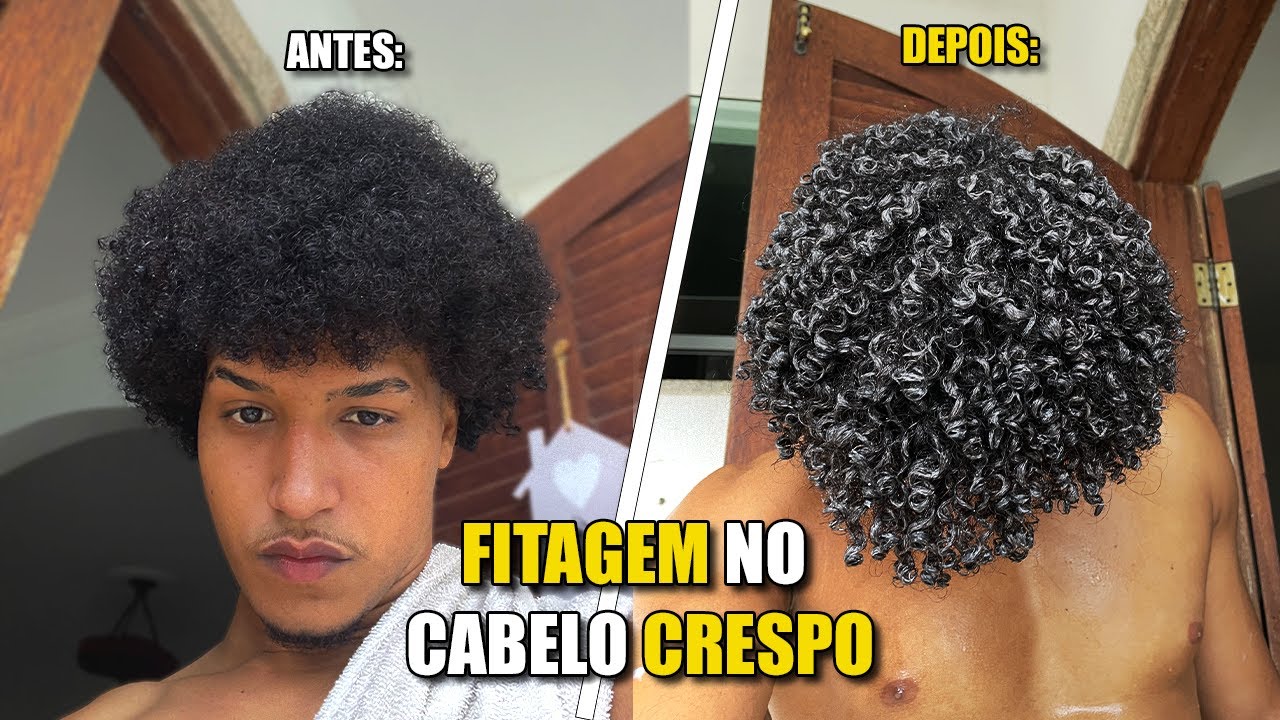 COMO FAZER FITAGEM NO CABELO CRESPO / CACHEADO (passo a passo)