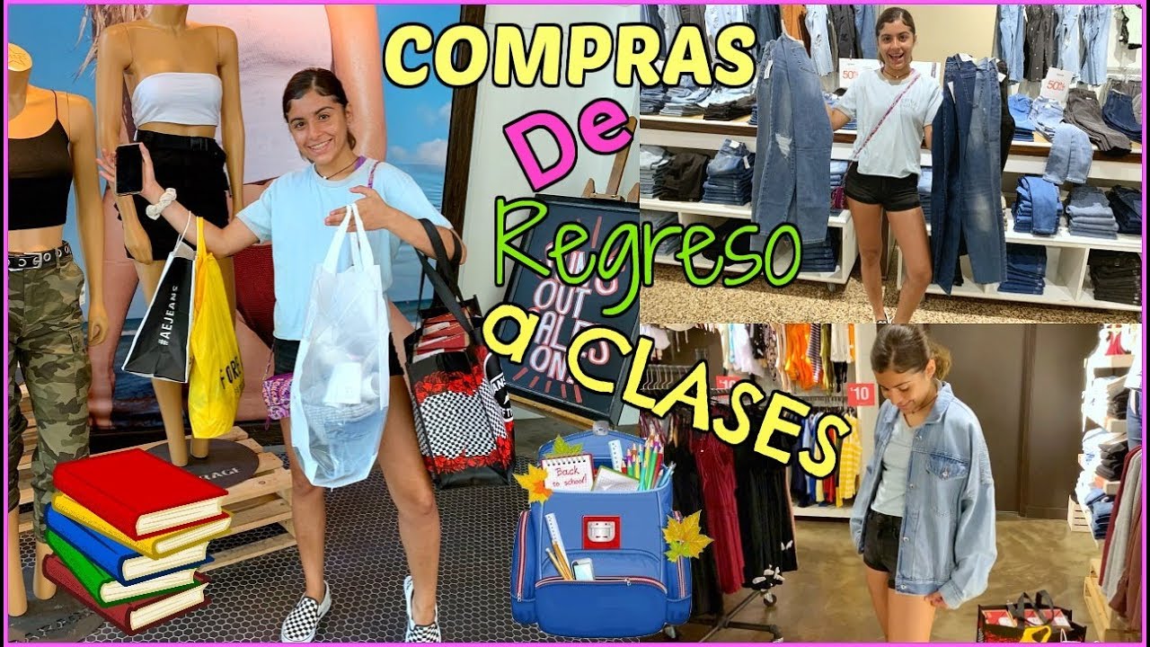 Compras De Regreso a Clases Para Emily 🎒  ROPA Y ZAPATOS - ♡IsabelVlogs♡