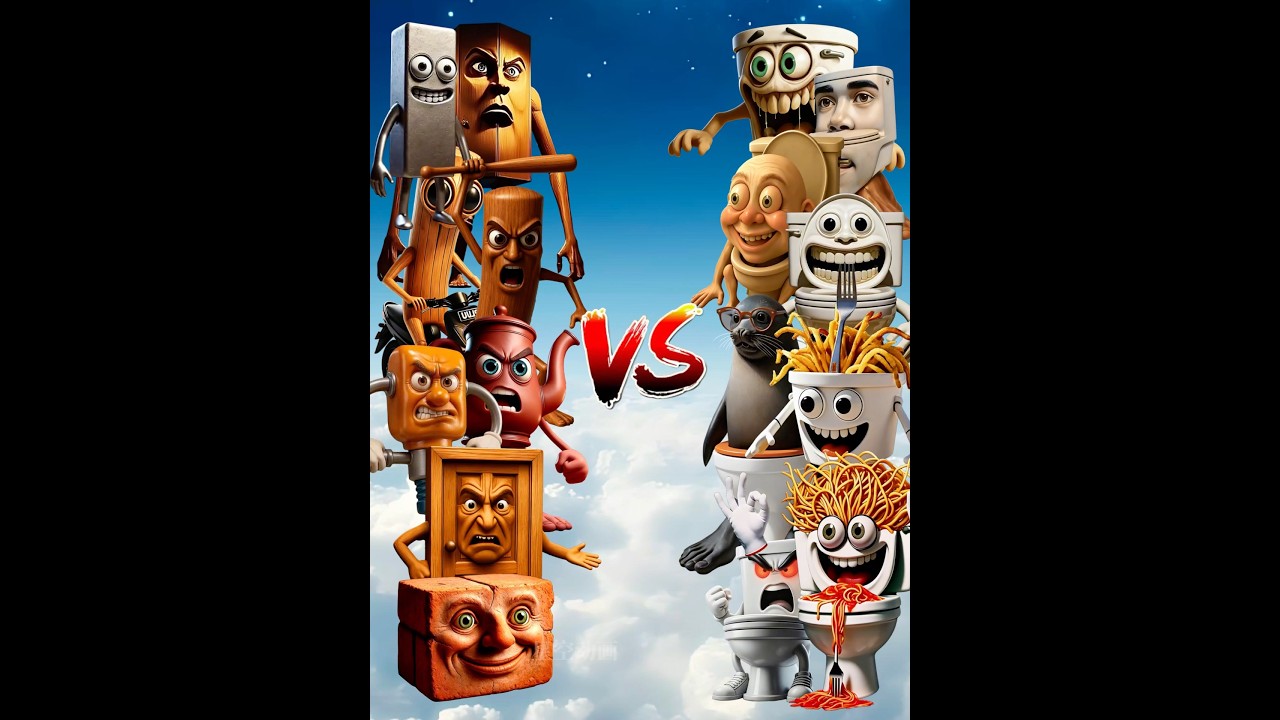 Sahur Brother VS All Italian Brainrot Toilet Family