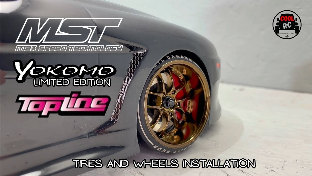 MST RMX 2.5 Toyota JZ3 / I install the Yokomo limited edition tires on Premium Topline wheels