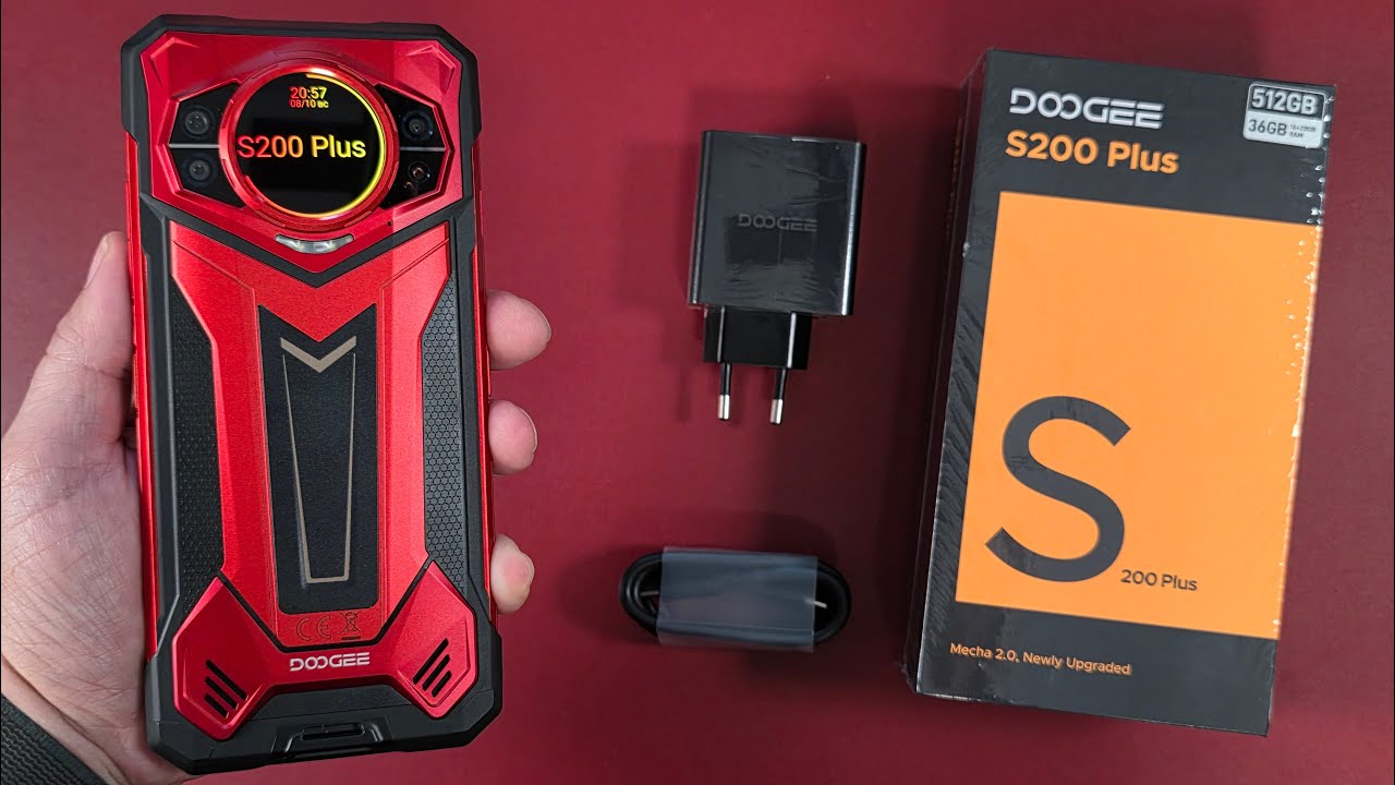 Стильный мехадизайн - Doogee S200 Plus