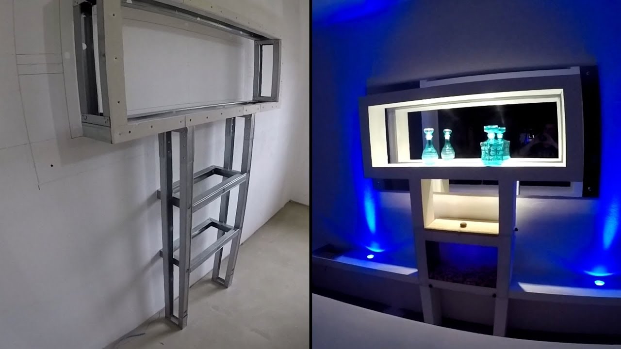 FAÇA VOCÊ MESMO MÓVEIS PLANEJADOS EM GESSO DRYWALL E PLADUR
