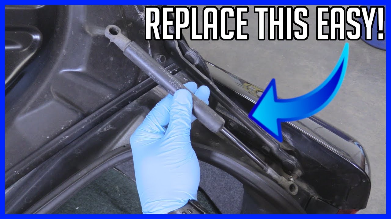 How to Replace Trunk Struts Ford Focus 2000-2007 - EASY!