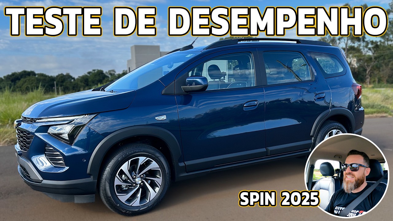 NOVO SPIN PREMIER 2025 - Test Drive Completo Com 0-100