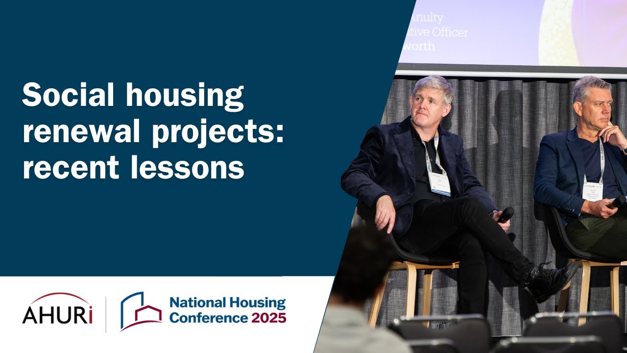 NHC25 | Concurrent 13 - Social housing renewal projects: recent lessons