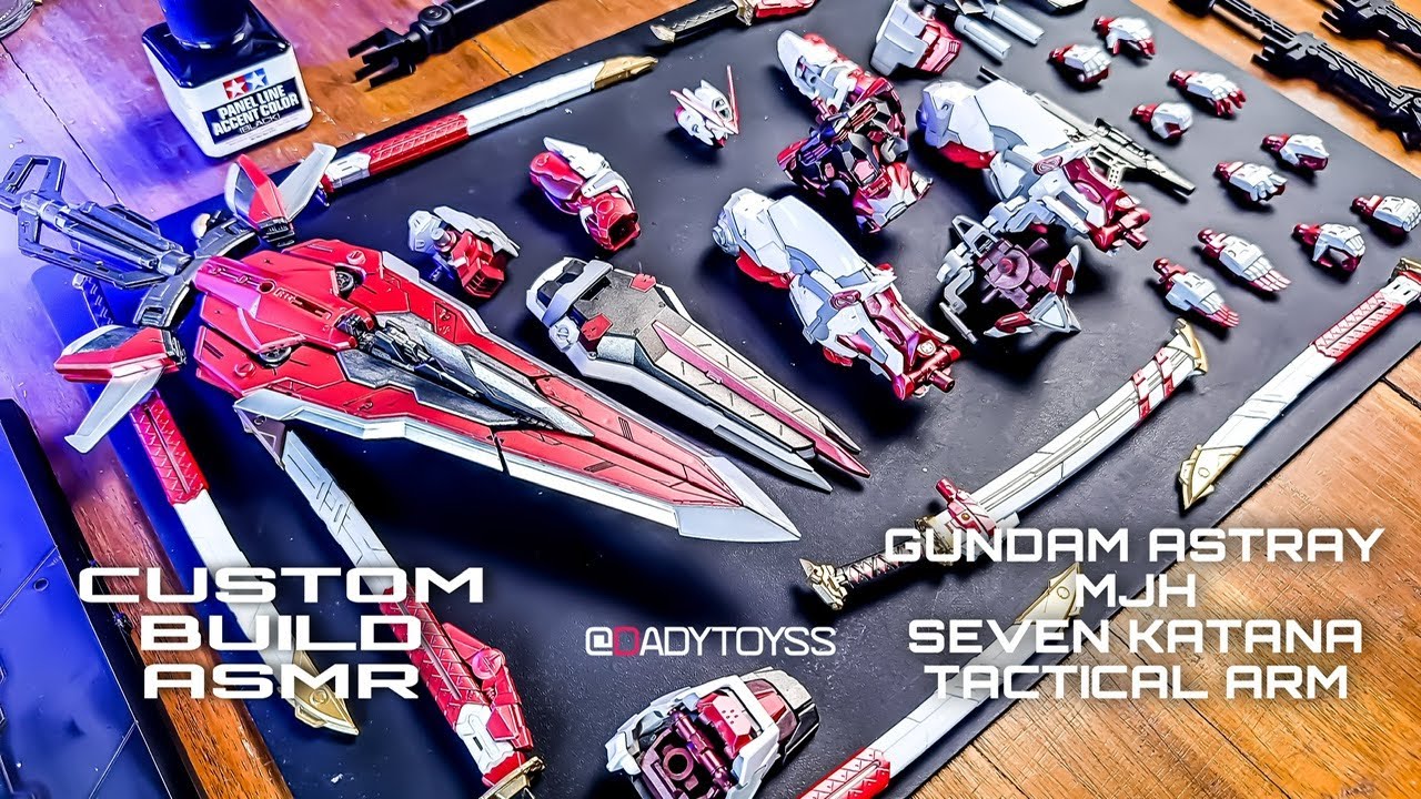 GUNDAM ASTRAY REDFRAME | SPEED BUILD ASMR | CUSTOM PAINT | MJH