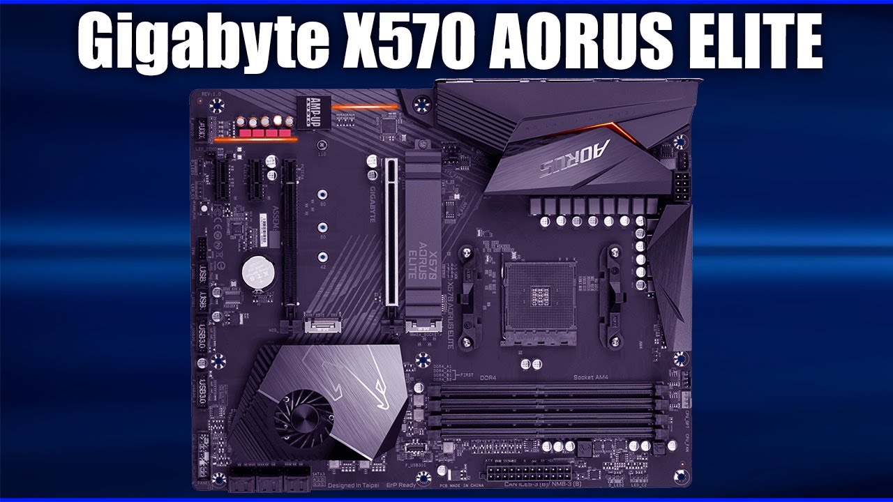 Материнская плата Gigabyte X570 AORUS ELITE