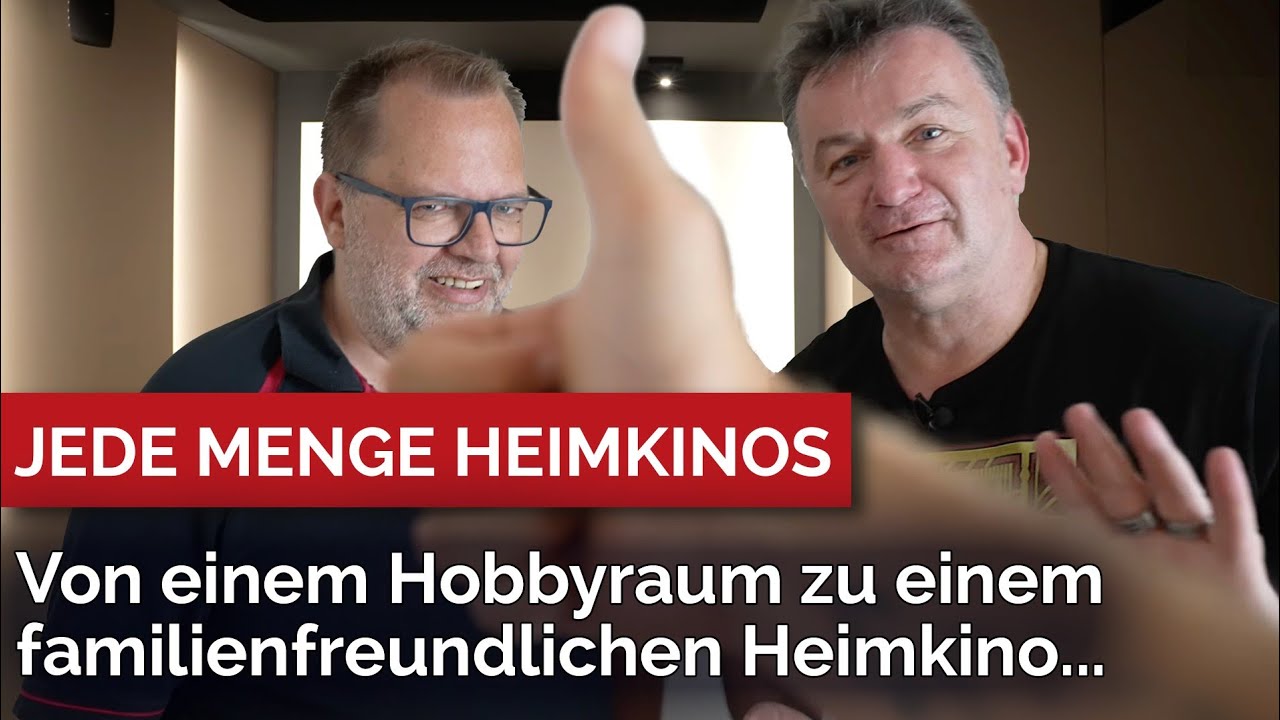 Von einem Hobbyraum zu einem familienfreundlichen Heimkino mit Wohlfühl-Atmosphäre