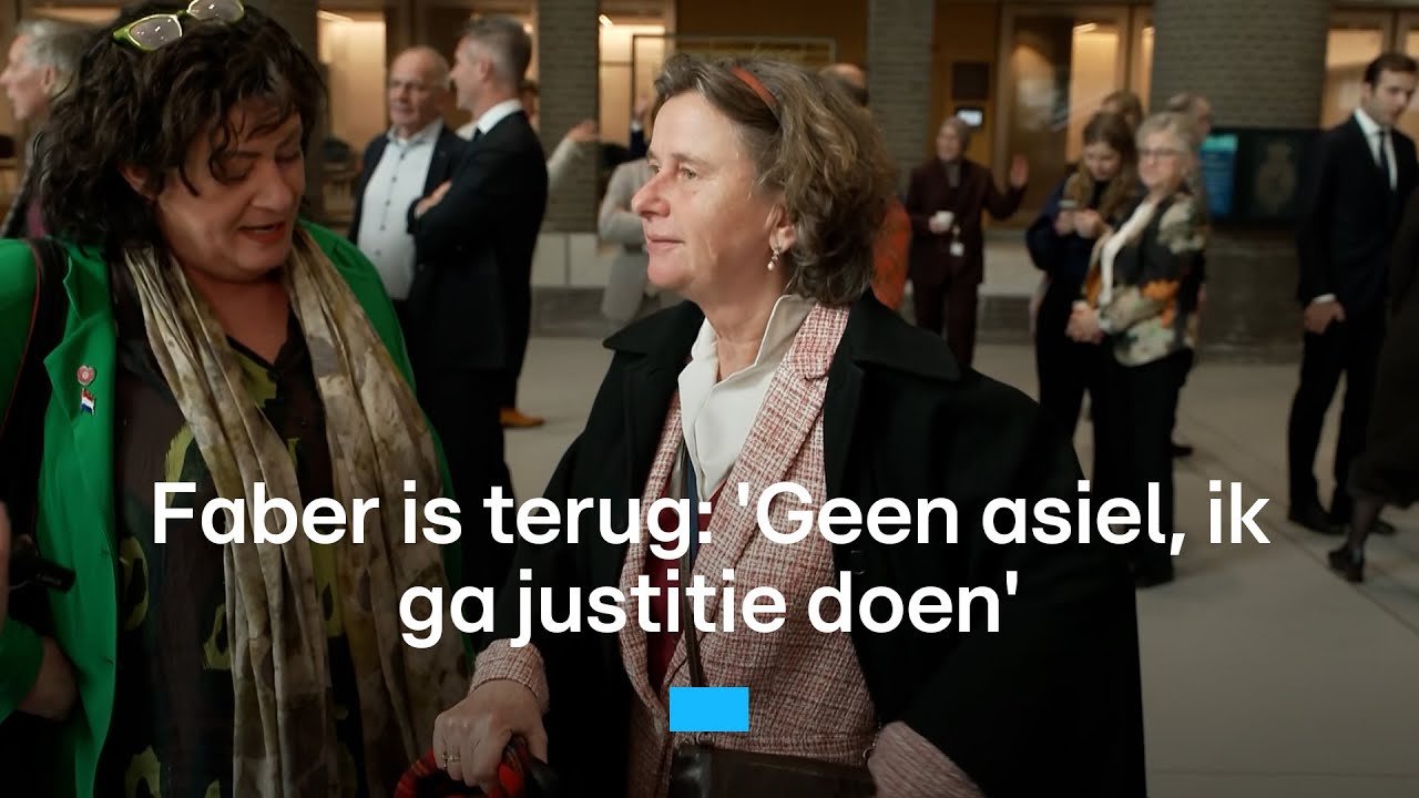 Oud-asielminister Faber (PVV) is terug: 'Geen asiel, maar ga justitie doen' | RTL Nieuws