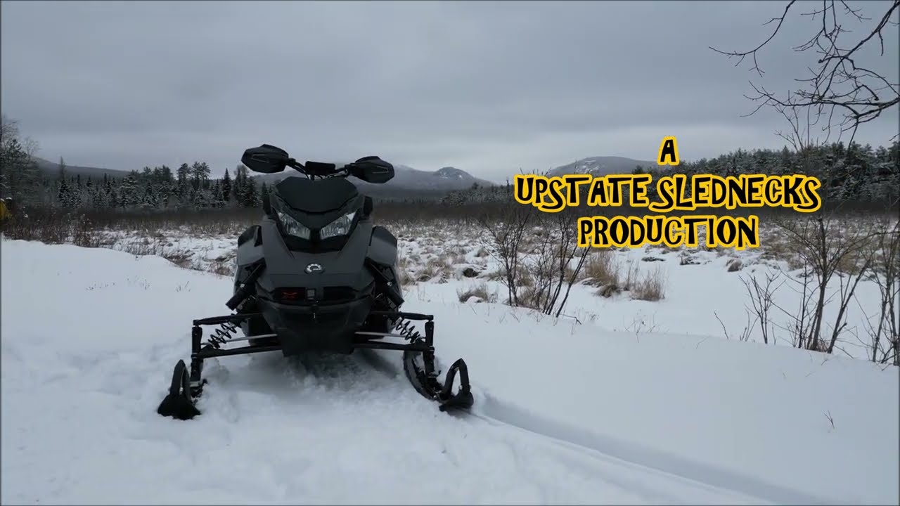 Snowmobiling Franklin County NY 01/21/23 - Charlies Inn to Standish