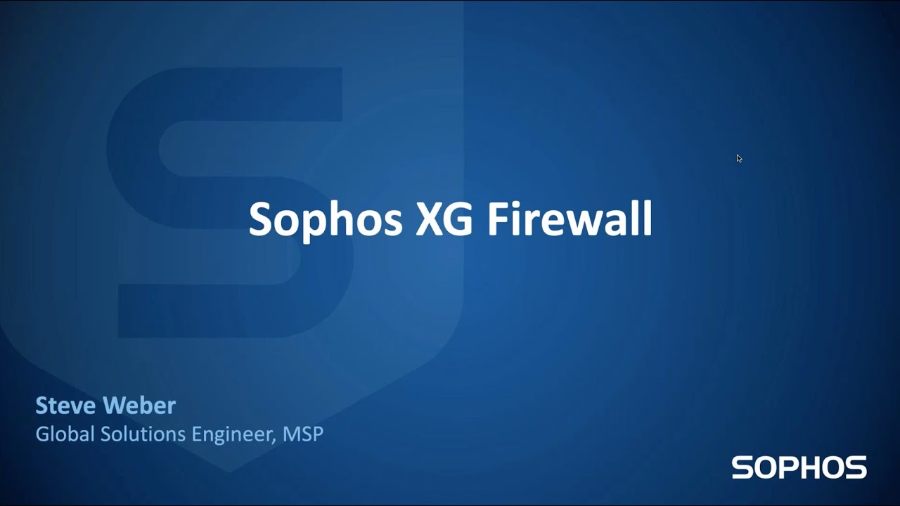 Sophos Firewall for MSPs