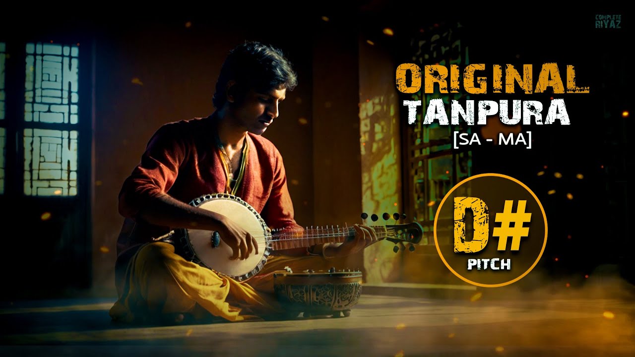 TANPURA IN D# | SA - MA | KALI 2 | TANPURA FOR PRACTICE | VOICE TRAINING | Complete Riyaz
