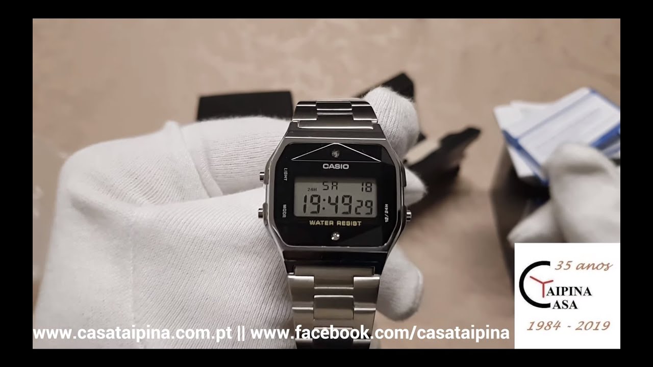 Casio Vintage A158WEAD-1EF - natural diamonds