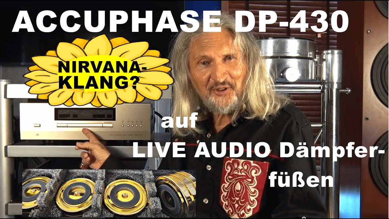 ACCUPHASE DP-430 auf LIFE AUDIO Dämpferfüßen   #audiophile #hiendaudio