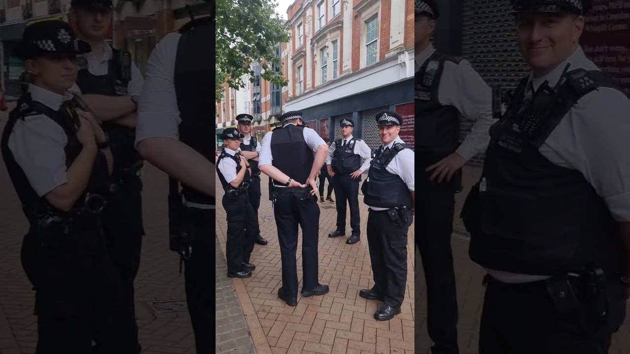 Police officers in London 🇬🇧 #london #police #shorts