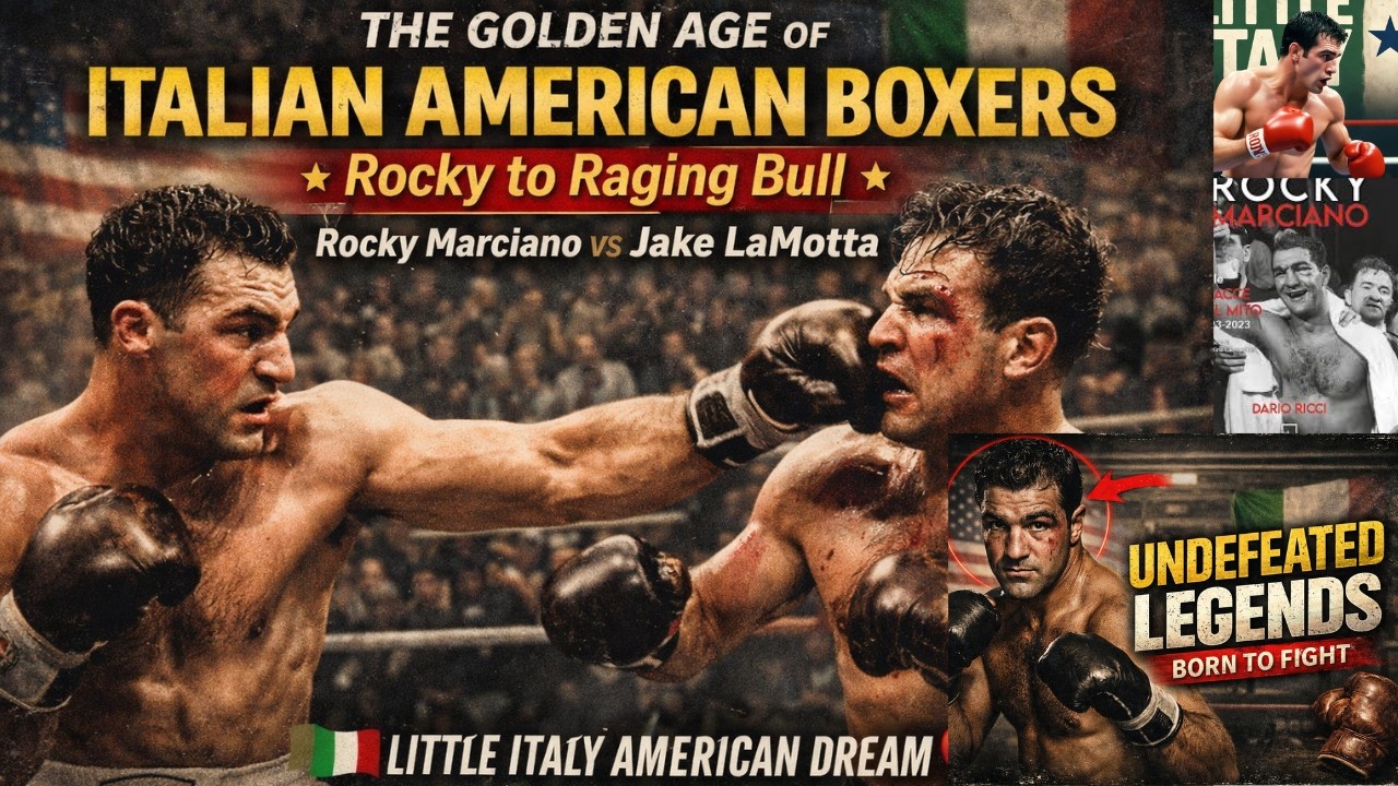 🥊 Золотой век итальянско-американских боксеров: от Рокки Марчиано до «Бешеного быка» 🥊