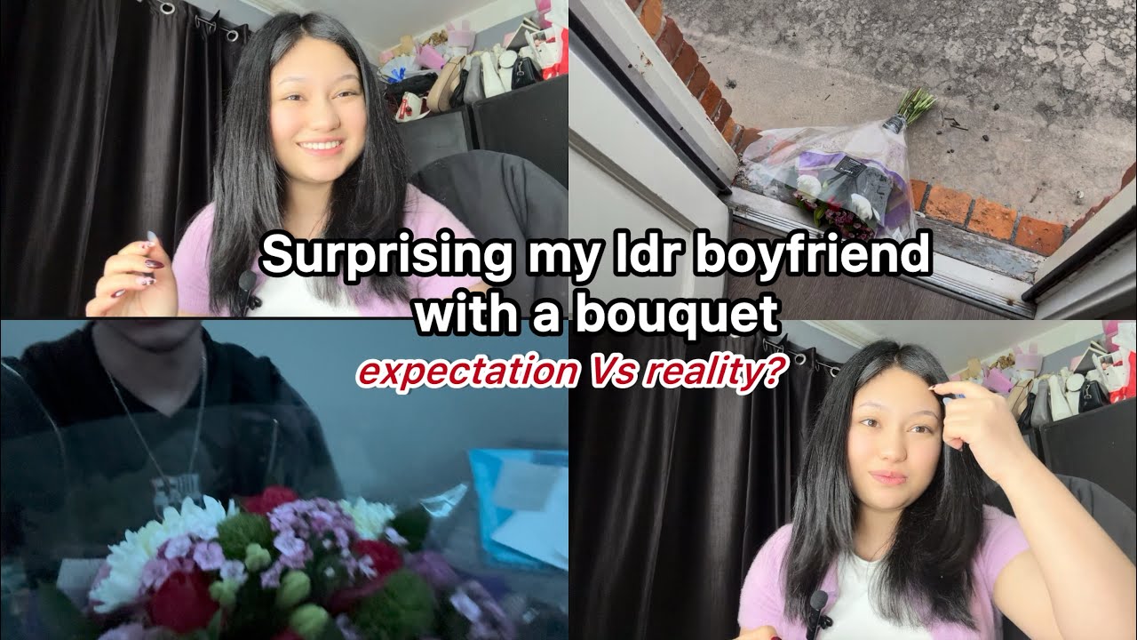Expectation vs Reality: I Sent a Bouquet to My Long-Distance Boyfriend 