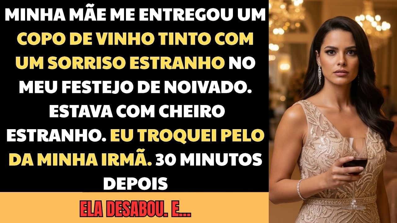 Minha Mãe Me Deu Vinho Tinto na Festa de Noivado — Mas o Cheiro Parecia Estranho