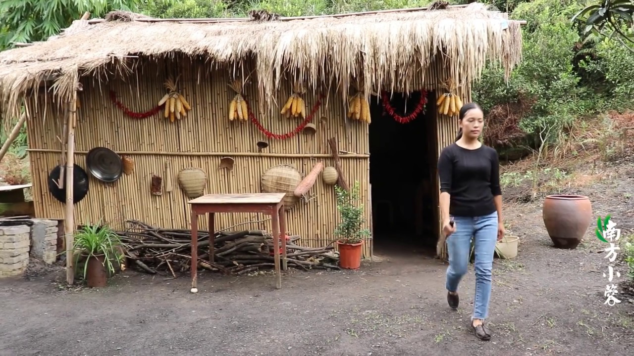 【南方小蓉】白云深处发现神秘小屋，80姑娘隐居山崖，自耕自种回归原生态生活