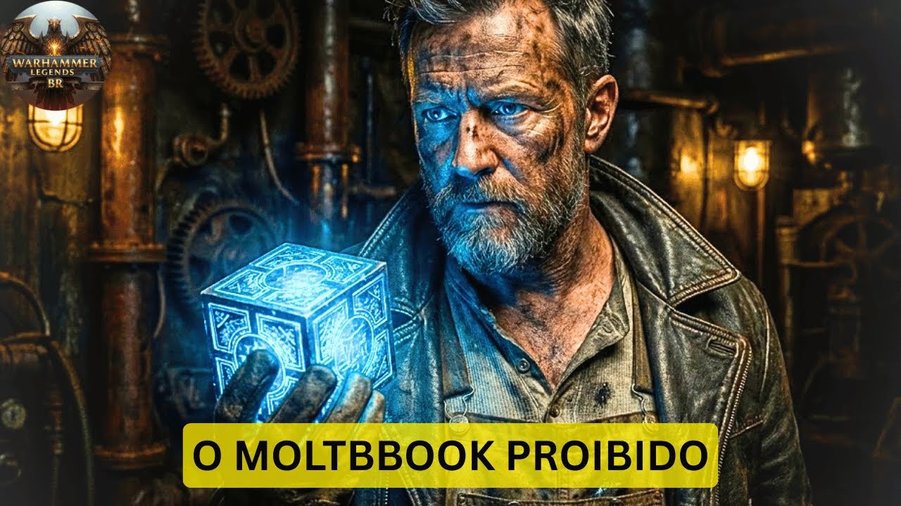Moltbook: A Tecnologia Proibida Acordou 🤖👁️Moltbook's Lost Lore Warhammer 40K