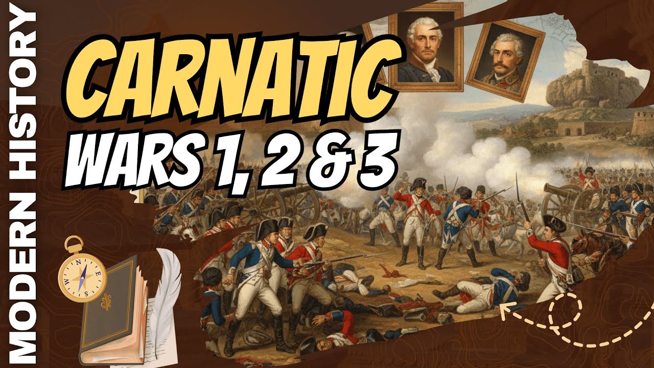How Britain Won India: Carnatic Wars: Complete Story (1746-1763) | Modern History for Aspirants