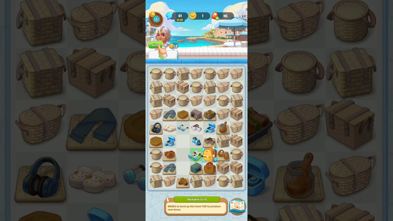 Merge Puzzle Game 1! #Merge #puzzle #hypercasual #game #mobilegame #Seasideescape